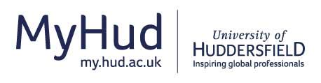 my hud log in huddersfield uni.